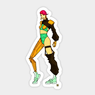 Cyberpunk Doodle 4 Sticker